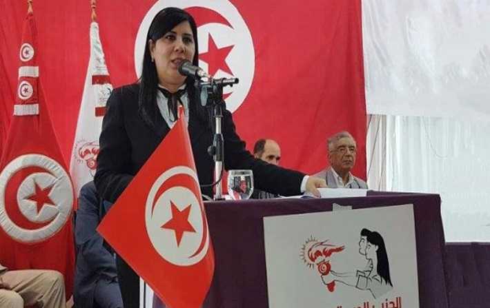 عبير موسي تحذّر قيس سعيّد من اتخاذ قرار بإسم الشعب التونسي في علاقة بالملف الليبي 