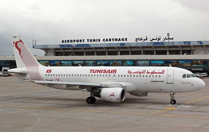 يوم غد الخميس : توقف الرحلات الجوية من و الى تونس 
