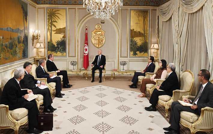 قيس سعيد يستقبل وزير الخارجية الجزائري