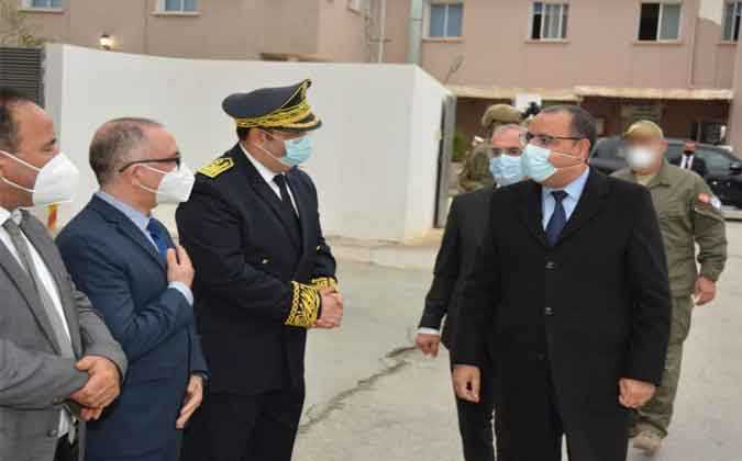 رئيس الحكومة هشام المشيشي يزور مقر الوحدة المختصة للحرس الوطني ببئر بورقبة من ولاية نابل
