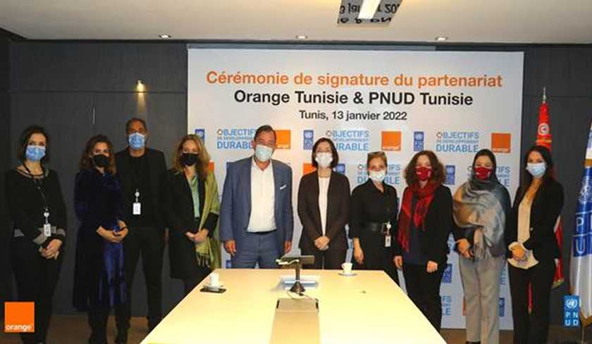 توقيع مذكّرة تفاهم بين أورنج تونس وبرنامج الأمم المتّحدة الإنمائي PNUD بتونس
