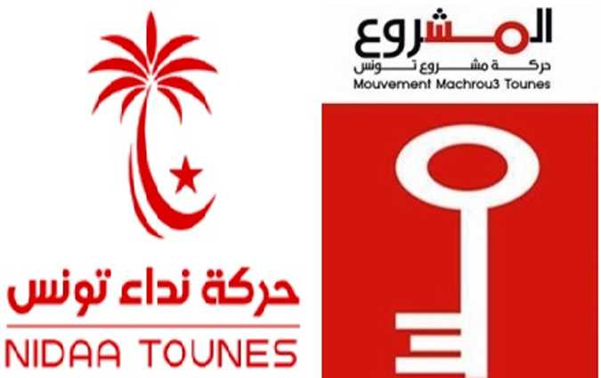 مشاورات بين مشروع تونس والنداء للاجتماع في كتلة واحدة