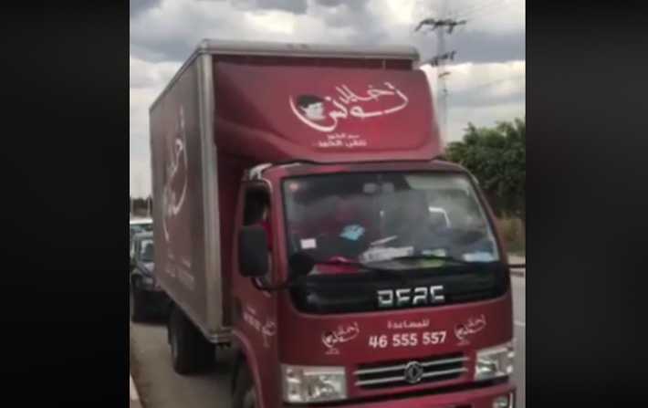 الأمن يمنع شاحنات خليل تونس من دخول جندوبة لتوزيع الإعانات

