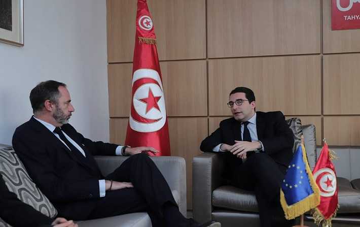 سفير الاتحاد الاروبي في تونس في ضيافة حركة تحيا تونس 