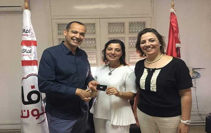 النائبة ألفة السكري تنضم لأفاق تونس

