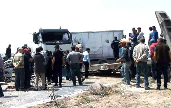 حادث مرور على الطريق السيارة مساكن تونس:
شركة تونس للطرق السيارة تحذر مستعملي الطريق