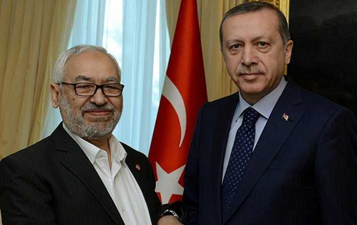 لقاء غير معلن بين الغنوشي وأردوغان ممنوع على الصحافة!


