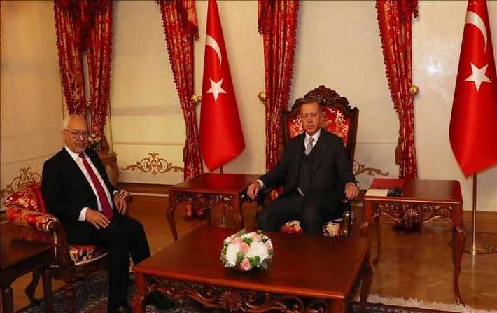 فحوى لقاء الغنوشي بالرئيس التركي أردوغان 