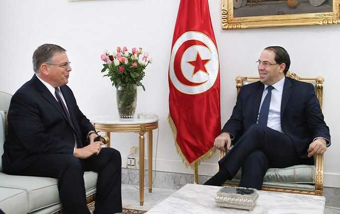 رئيس الحكومة يستقبل السفير الأمريكي بتونس 