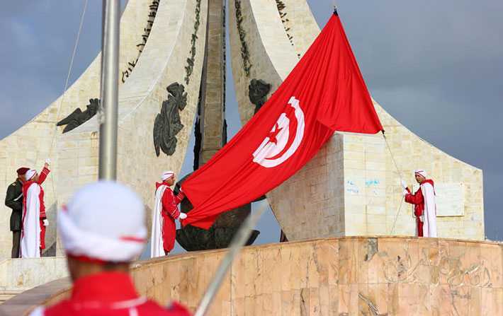 القصبة - رغم الظرف الاستثنائي، علم تونس سيبقى عاليا