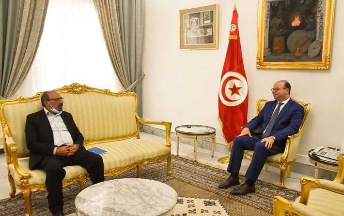 رئيس  الحكومة يلتقي رئيس الرابطة التونسية  لحقوق الانسان