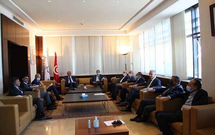 سمير ماجول  يستقبل ممثل البنك العالمي بتونس