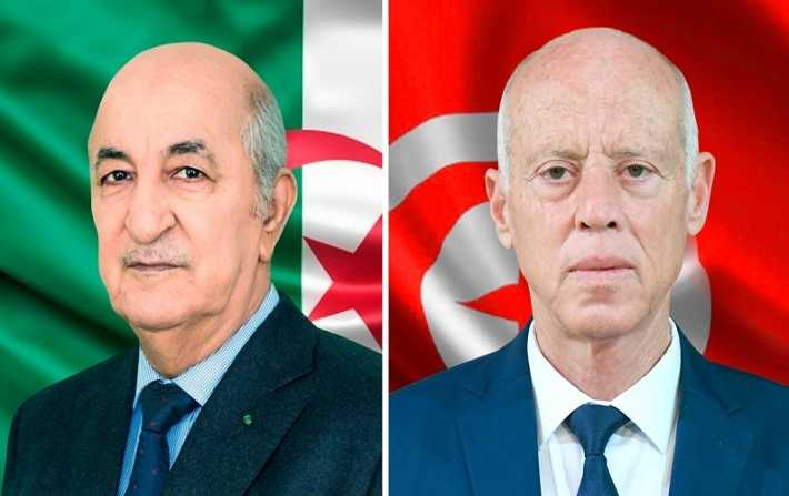 مكالمة هاتفيّة بين قيس سعيد والرئيس الجزائري