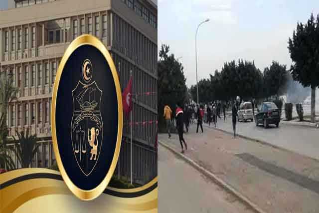 احداث العنف بين جماهير النادي الافريقي و القوات الامنية : وزارة الداخلية توضح 