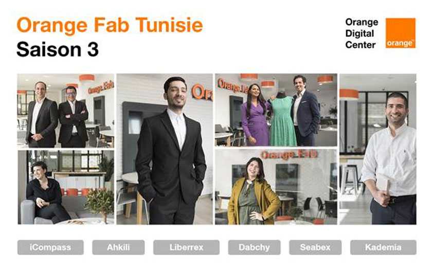 اختيار 6 شركات ناشئة للموسم الثالث لبرنامج التّسريع الخاص بمركز Orange Fab Tunisie

