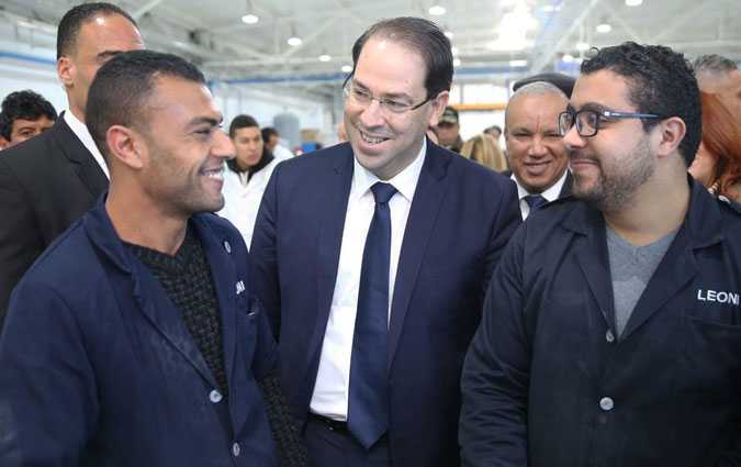 رئيس الحكومة يثمن نجاح تجربة الكفاءات التونسية بمصنع ليوني
