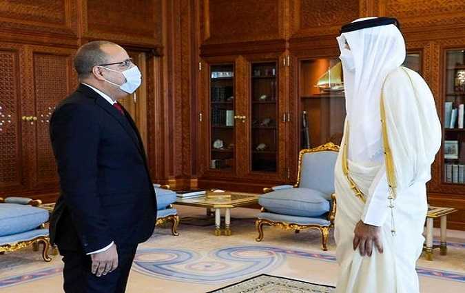  أمير دولة قطر يستقبل رئيس الحكومة هشام مشيشي 
