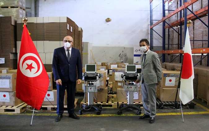 وصول معدات طبية يابانية لفائدة المؤسسات الصحية العمومية التونسية
