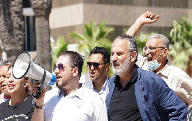 نواب قلب تونس يعتصمون بالقطب القضائي المالي الى غاية الافراج عن القروي 