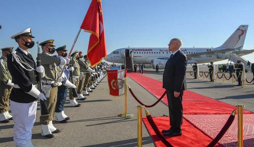 رئيس الجمهورية يغادر تونس في اتجاه روما