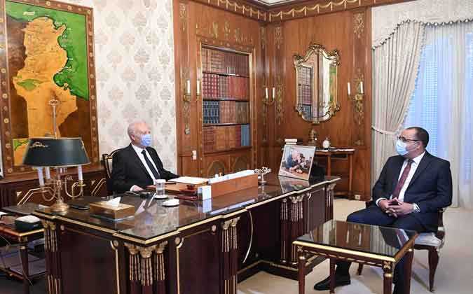  لقاء ثنائي بين رئيس الجمهورية قيس سعيد و رئيس الحكومة هشام المشيشي 