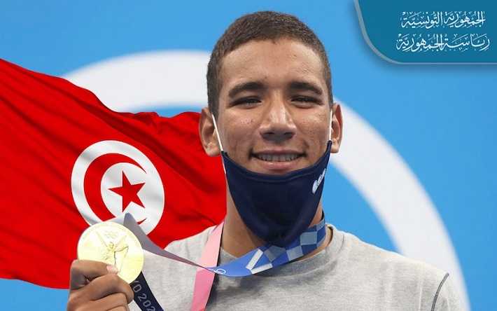 قيس سعيد يتّصل بالبطل الأولمبي أحمد أيوب الحفناوي ويُهنّئه بالتّتويج