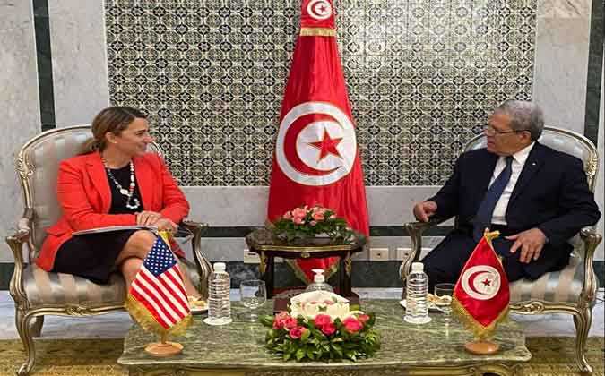 الجرندي يلتقي مساعدة وزير الخارجية الأمريكي لشؤون الشرق الأدنى