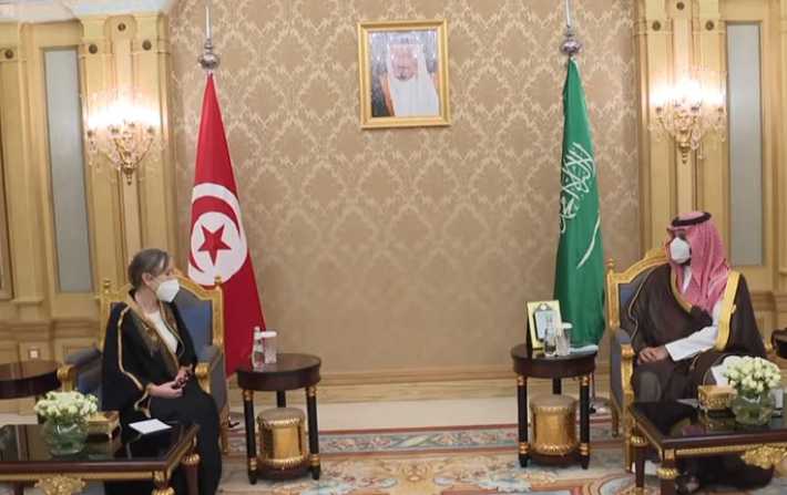 لقاء ثنائي بين الأمير محمد بن سلمان ورئيسة الحكومة نجلاء بودن 