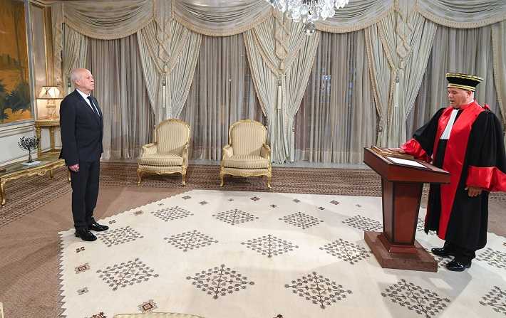 الرئيس الأول لمحكمة التعقيب منصف الكشو يؤدي اليمين أمام رئيس الجمهورية