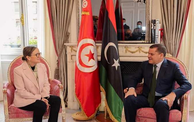 نجلاء بودن تلتقي رئيس الحكومة الليبيّة في باريس

