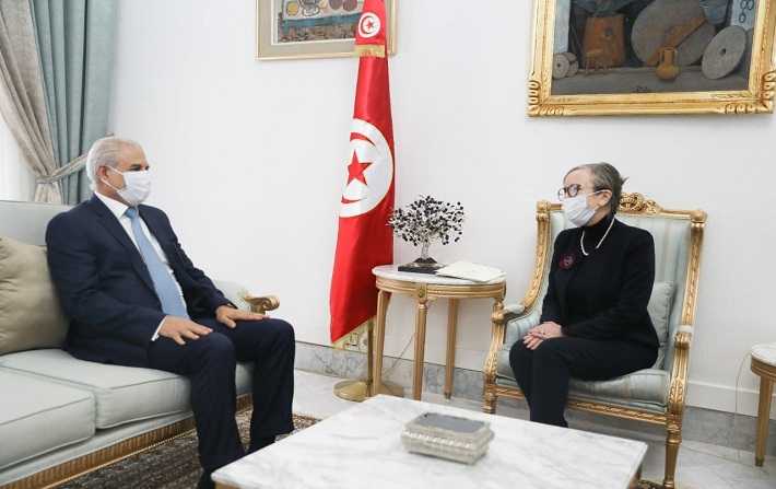 سلسلة لقاءات نجلاء بودن مع عدّة سفراء بتونس