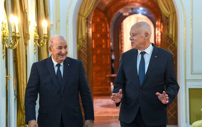 ندوة صحفية لسعيد وتبون: توجّه استراتيجي لشراكة بين تونس والجزائر 

