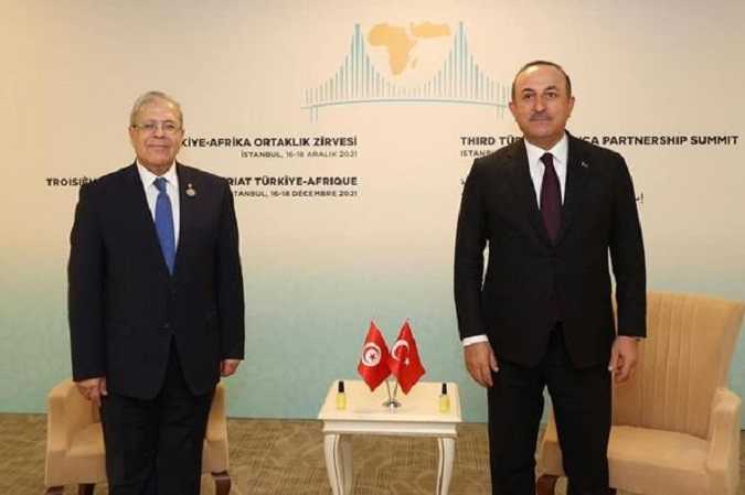 وزير الخارجية التركي يؤكد دعم بلاده لتونس

