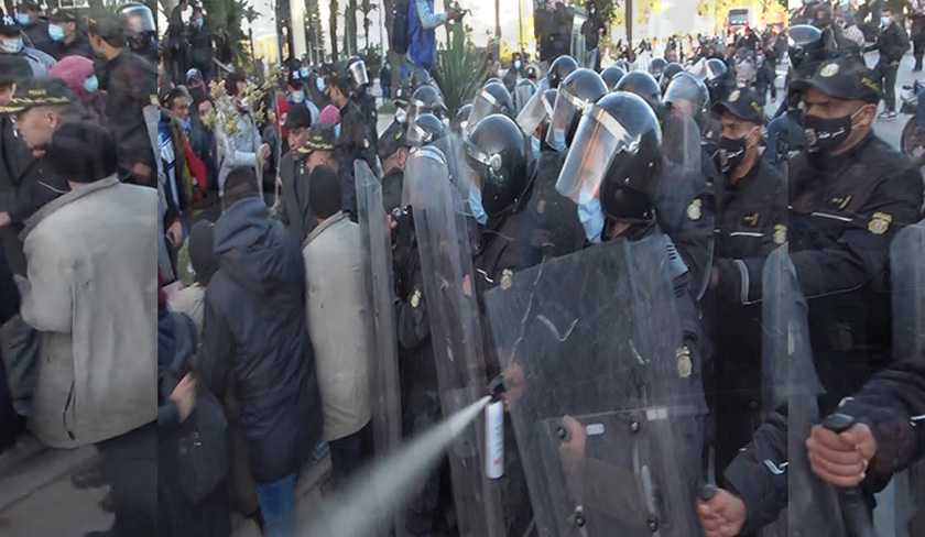 مظاهرات 14 جانفي : منع موقوفين من حضور محاميهم 