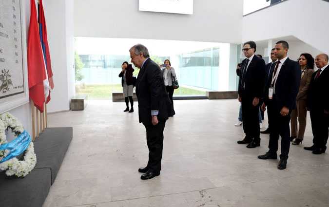 الأمين العام للأمم المتحدة في جولة بمتحف باردو


