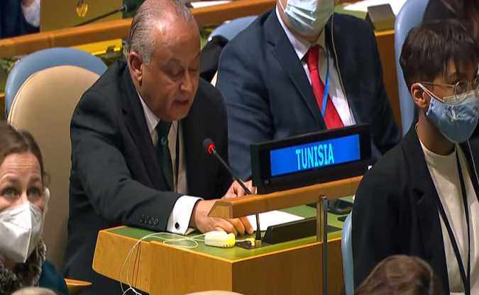 داعية للحوار- تونس تصوت على قرار الأمم المتحدة لادانة العدوان الروسي على أوكرانيا
