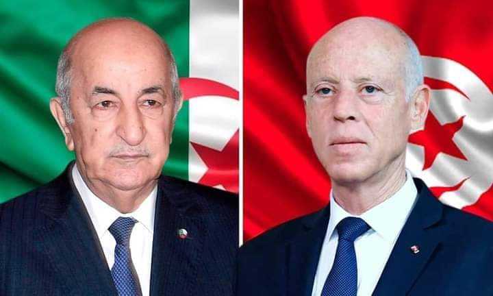 مكالمة هاتفية بين الرئيسين التونسي والجزائري