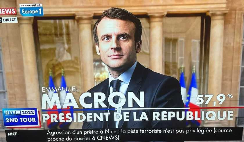 ماكرون رئيسا لفرنسا للمرة الثانية 