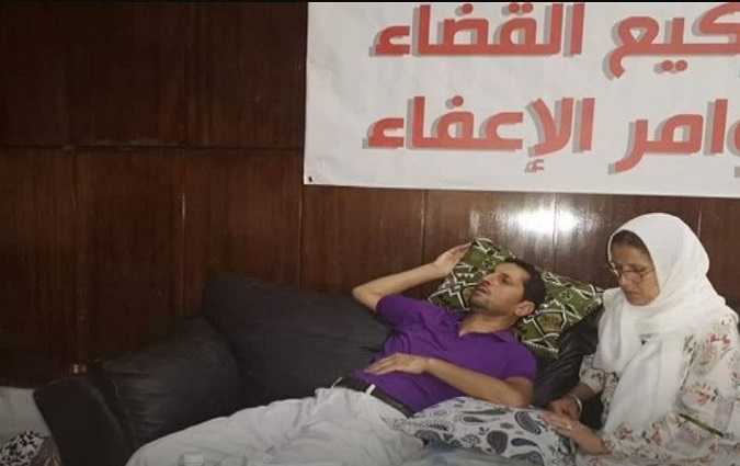 نقل القاضي المضرب عن الطعام  حمادي الرحماني الى المستشفى 

