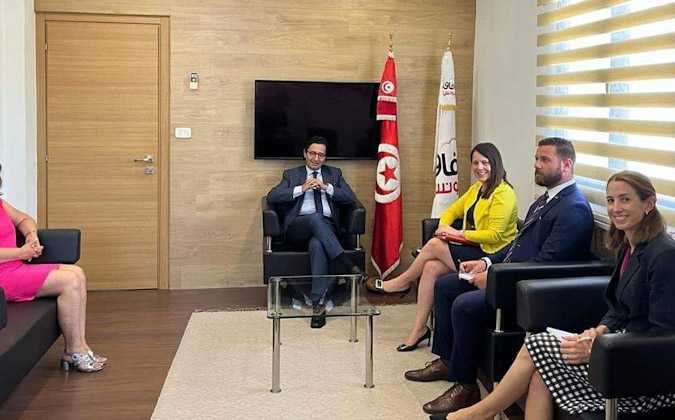 القائمة بالأعمال بسفارة الولايات المتحدة الامريكية تزور آفاق تونس