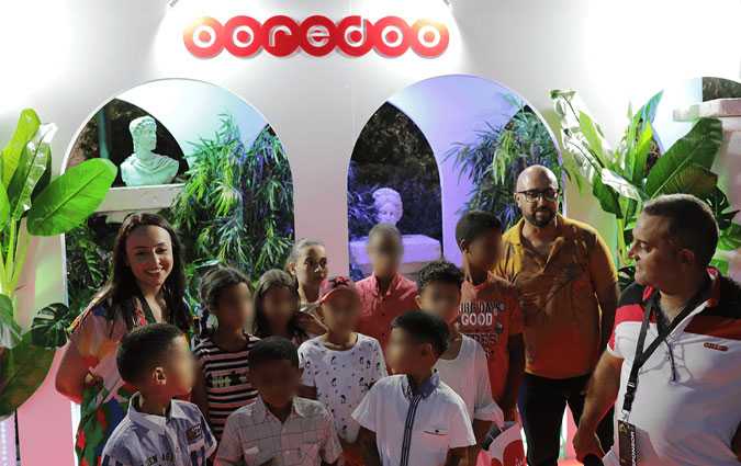 Ooredoo  تحتفل بمهرجان قرطاج الدولي مع أطفال قرية  SOS


