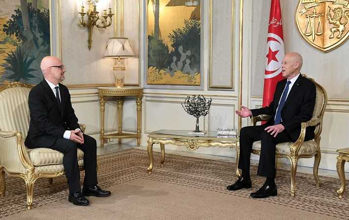 بمناسبة انتهاء مهامه بتونس : قيس سعيد يستقبل السفير الإيطالي لورنزو فانارا