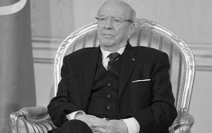  وفاة رئيس الجمهورية التونسية الباجي قائد السبسي