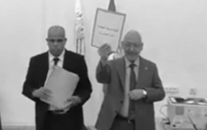راشد الغنوشي  يودع ملف ترشحه على رأس قائمة تونس 1